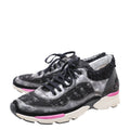 Chanel Black Tweed Runway Sneakers 37