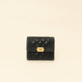Chanel Black Boy Small Wallet