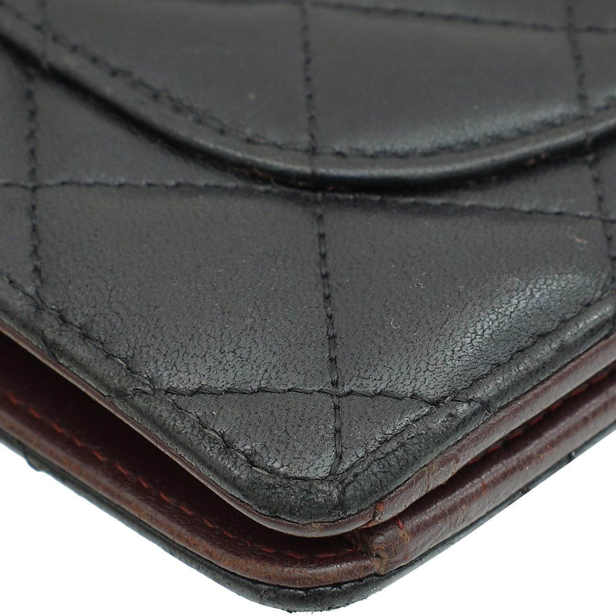 Chanel Black CC Classic Yen Wallet