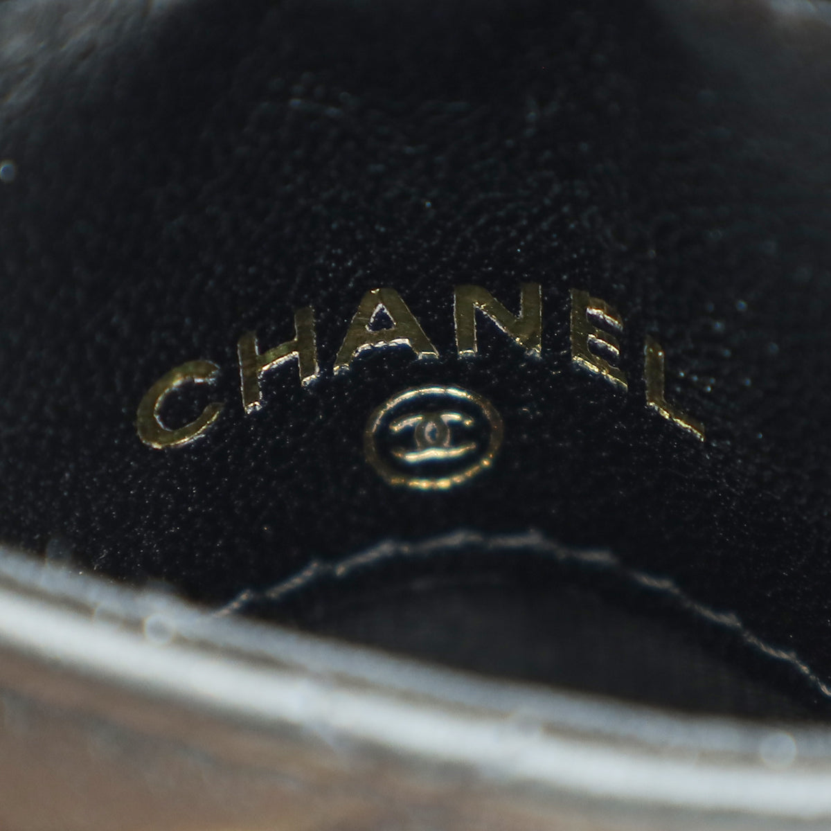 Chanel Black CC Chanel 19 Card Holder on Chain