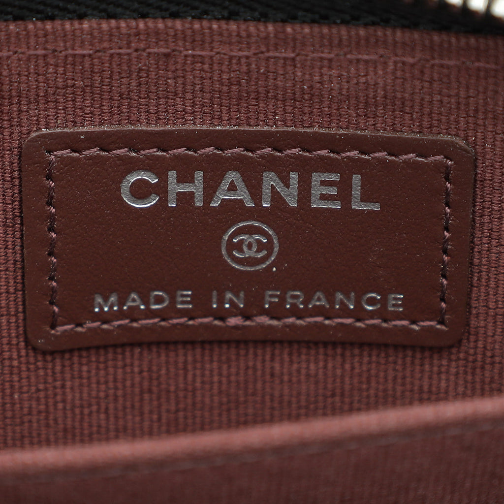 Chanel Black CC Classic Zipped Coin Purse