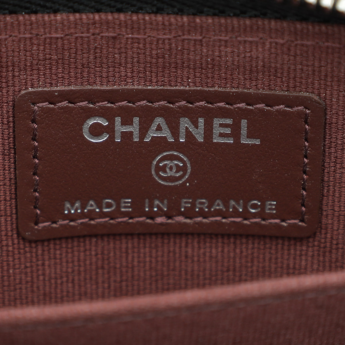 Chanel Black CC Classic Zipped Coin Purse