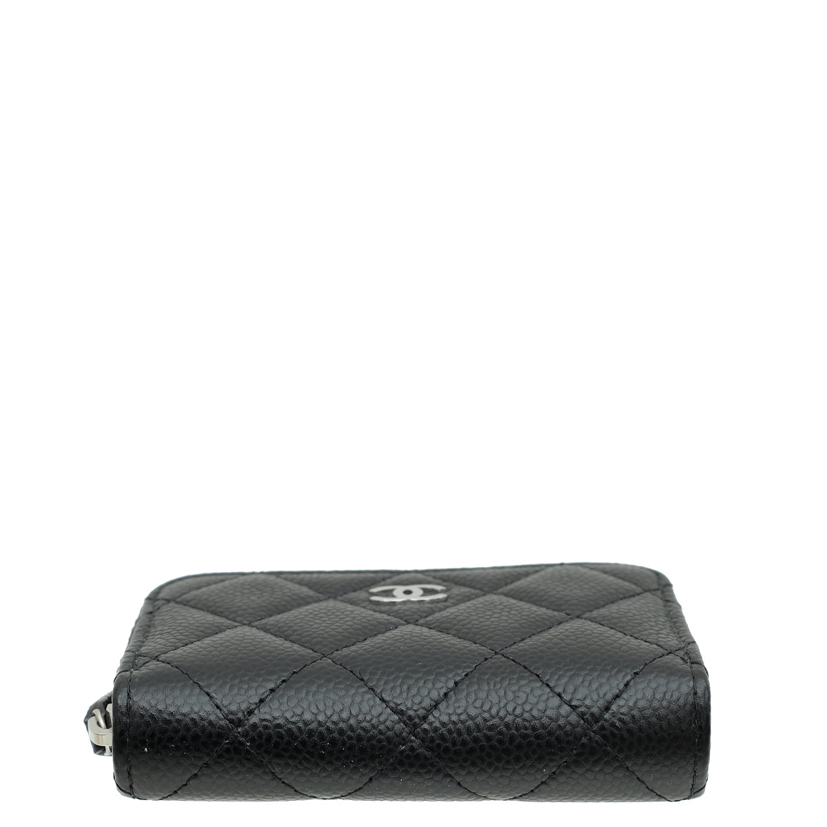 Chanel Black CC Classic Zipped Coin Purse