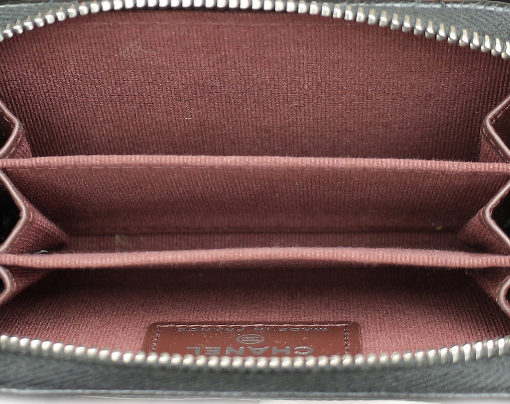 Chanel Black CC Classic Zipped Coin Purse