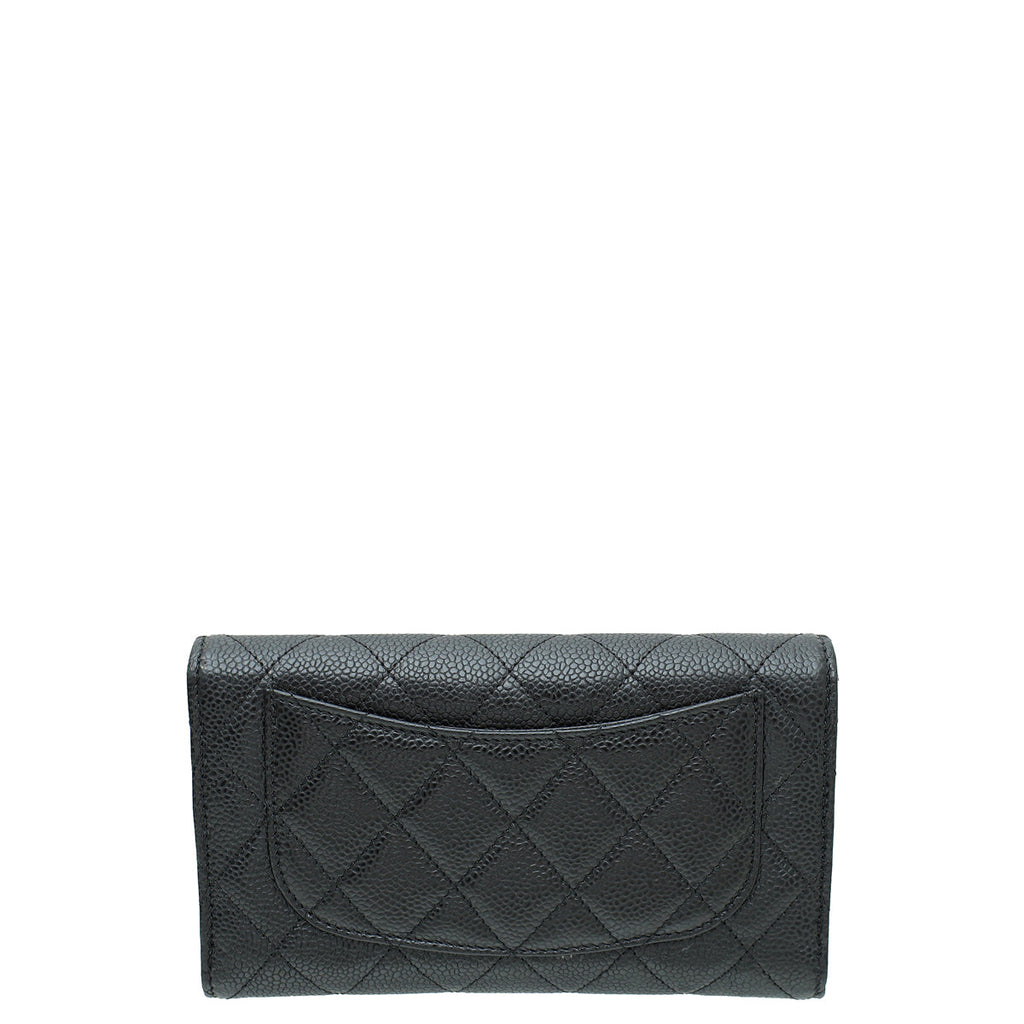 Chanel Black CC Classic Flap Wallet