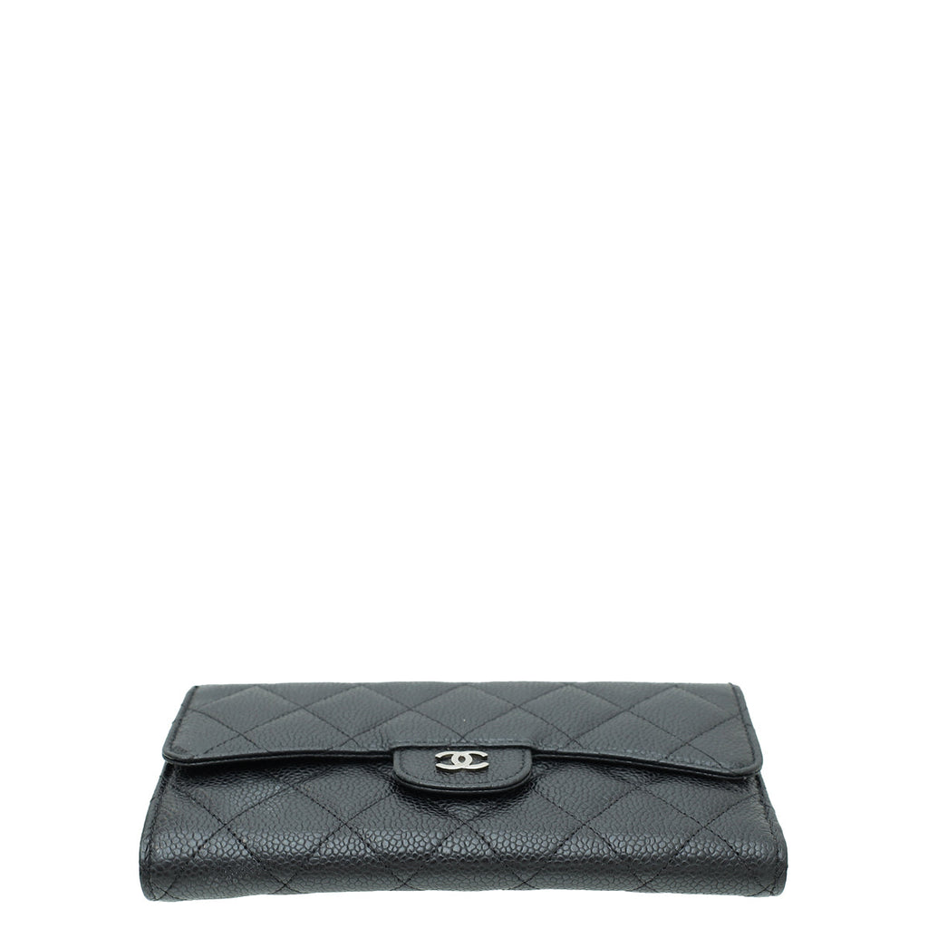 Chanel Black CC Classic Flap Wallet