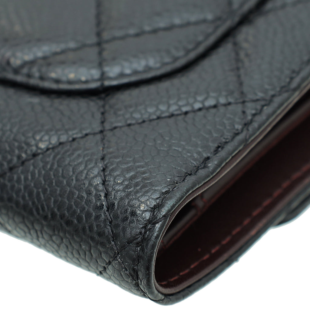 Chanel Black CC Classic Flap Wallet