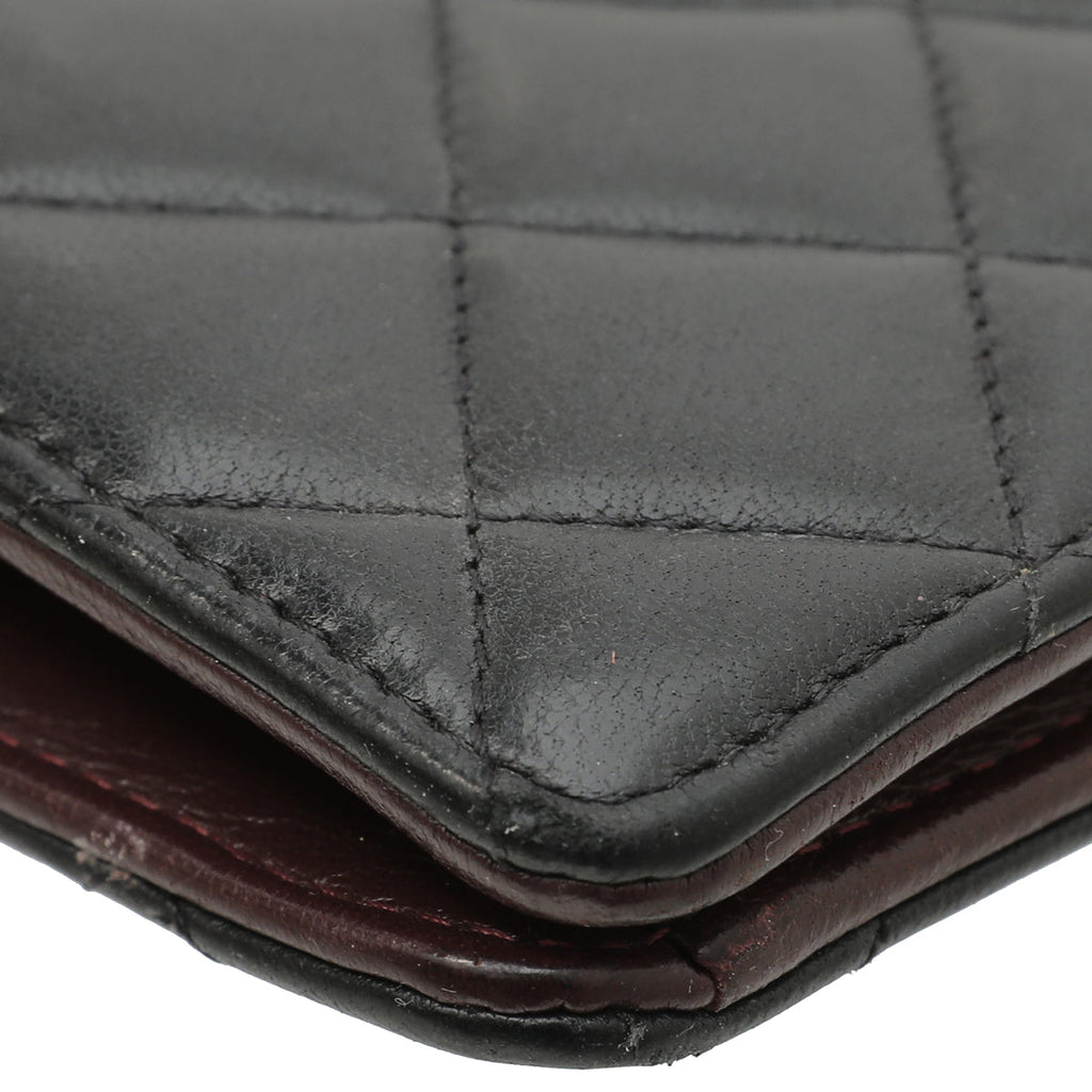 Chanel Black L Yen Wallet