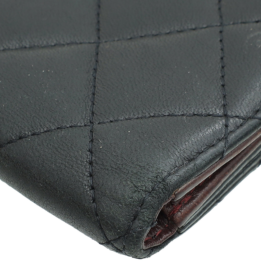 Chanel Black CC French Wallet