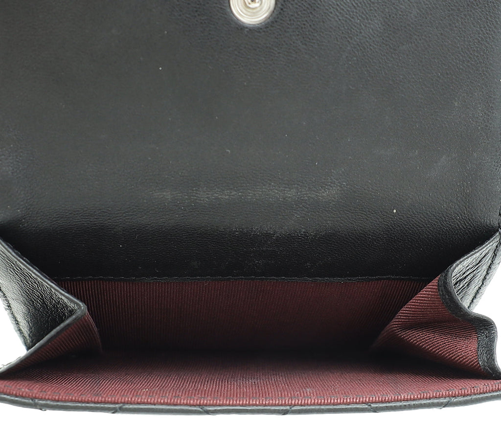 Chanel Black CC French Wallet