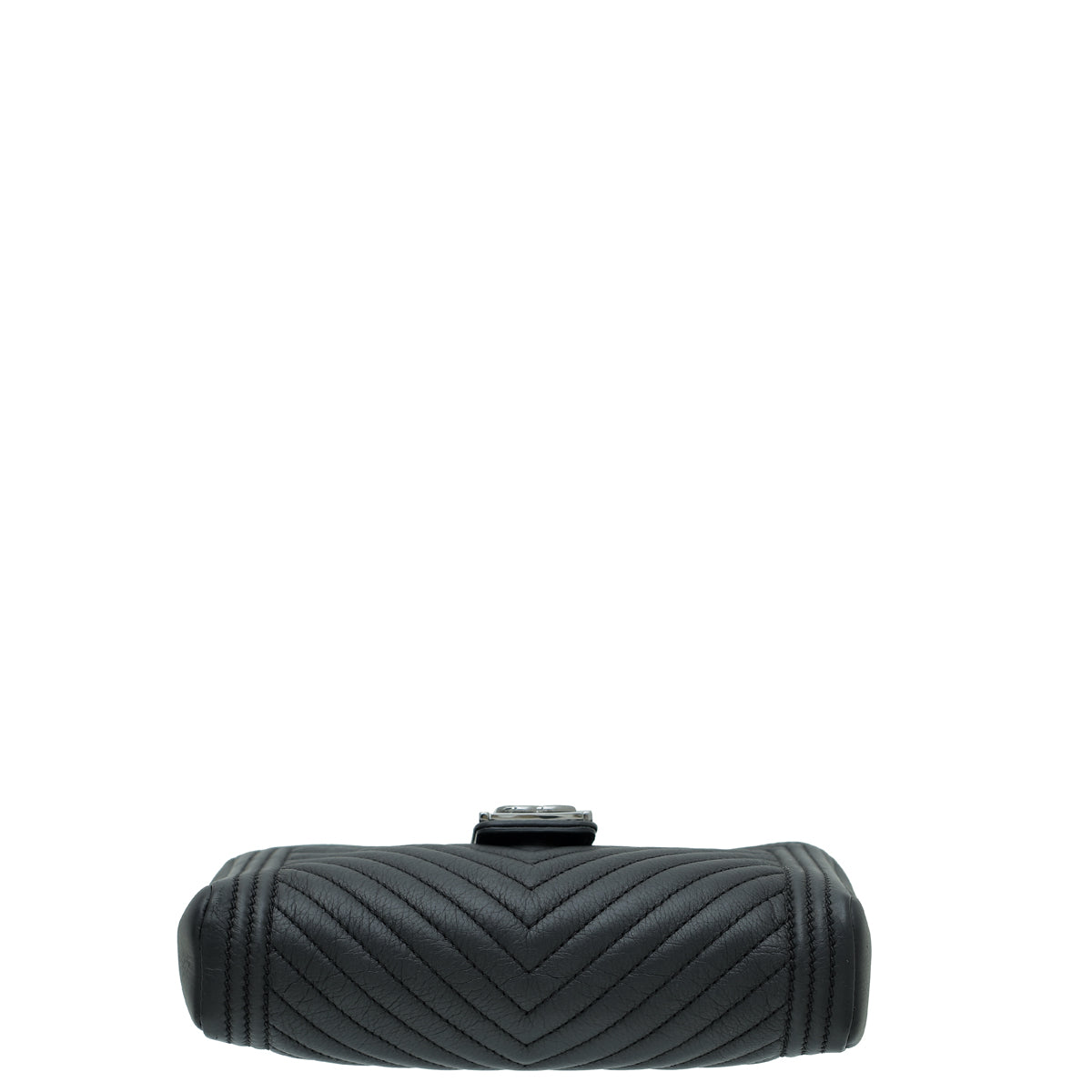 Chanel Black Le Boy Chevron Phone Holder Pouch