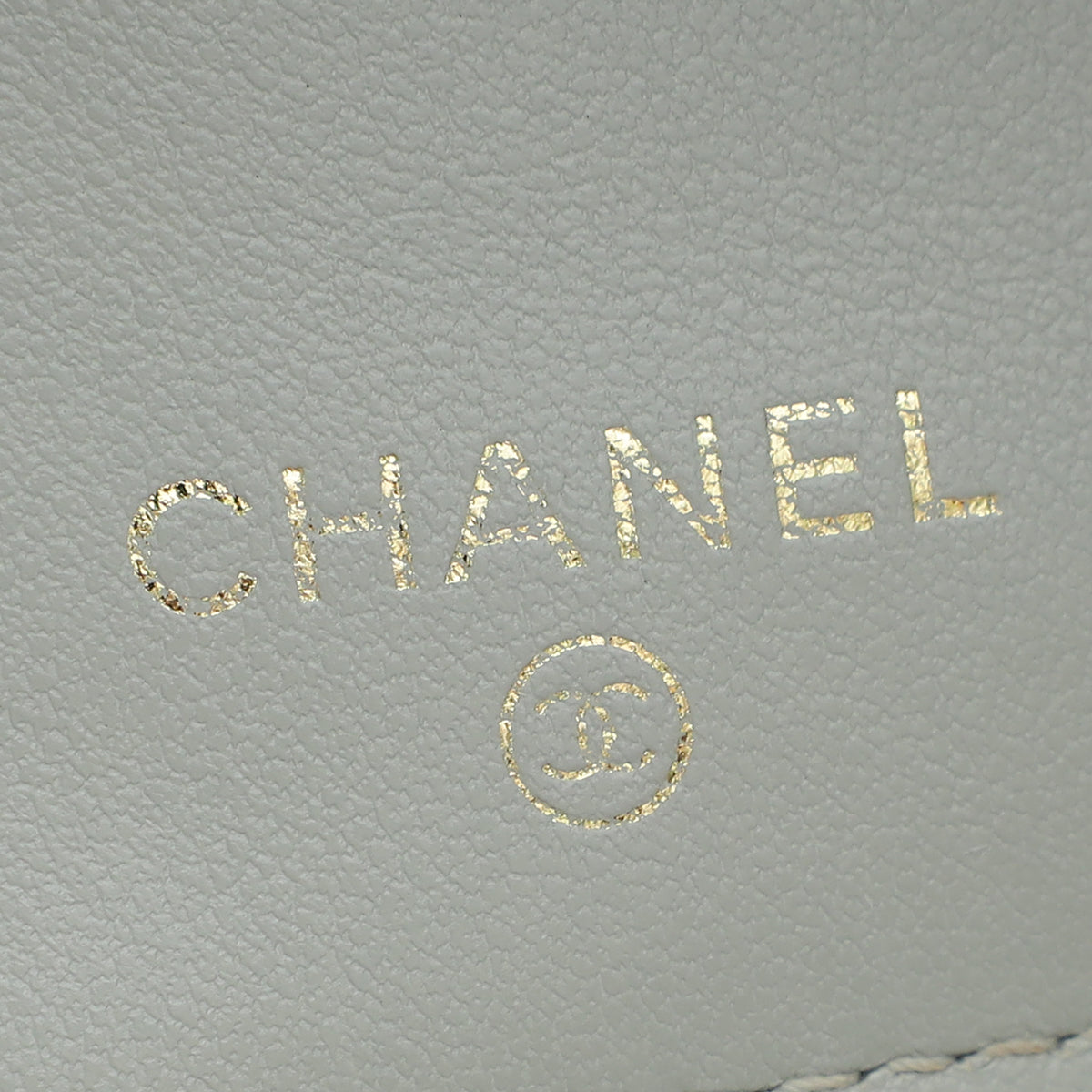 Chanel Gray Boy Medium Wallet