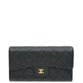 Chanel Black Classic Flap Wallet