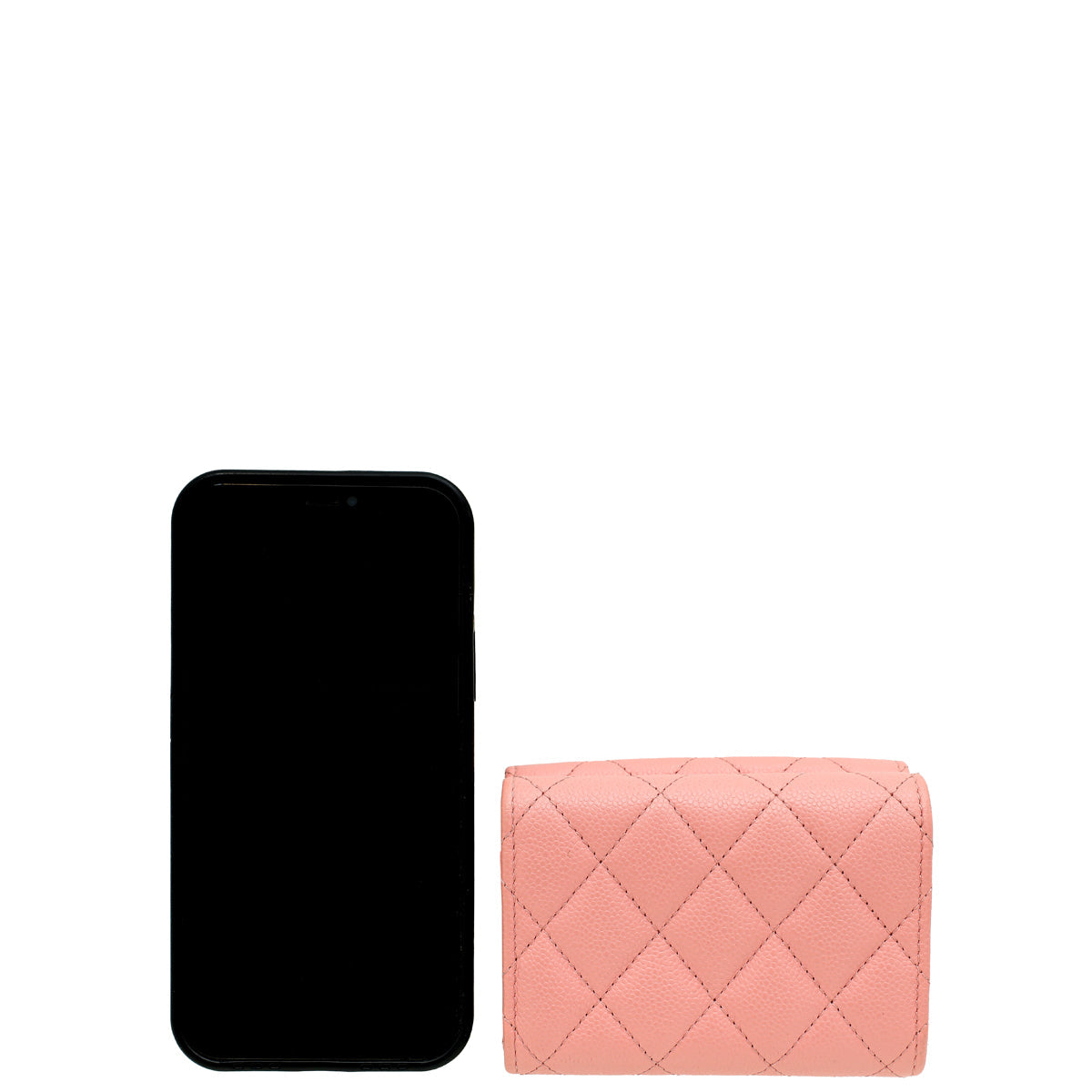 Chanel Light Pink CC Classic Small Flap Wallet