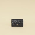 Chanel Black CC Classic Flap Card Holder