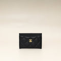 Chanel Black CC Classic Card Holder