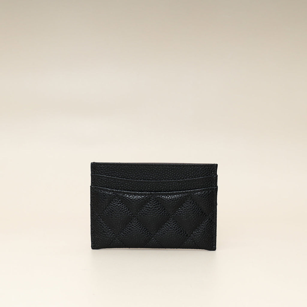 Chanel Black CC Classic Card Holder