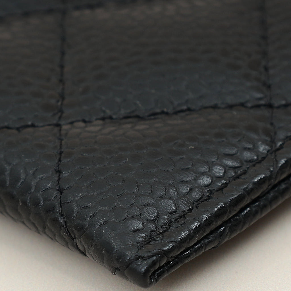 Chanel Black CC Classic Card Holder