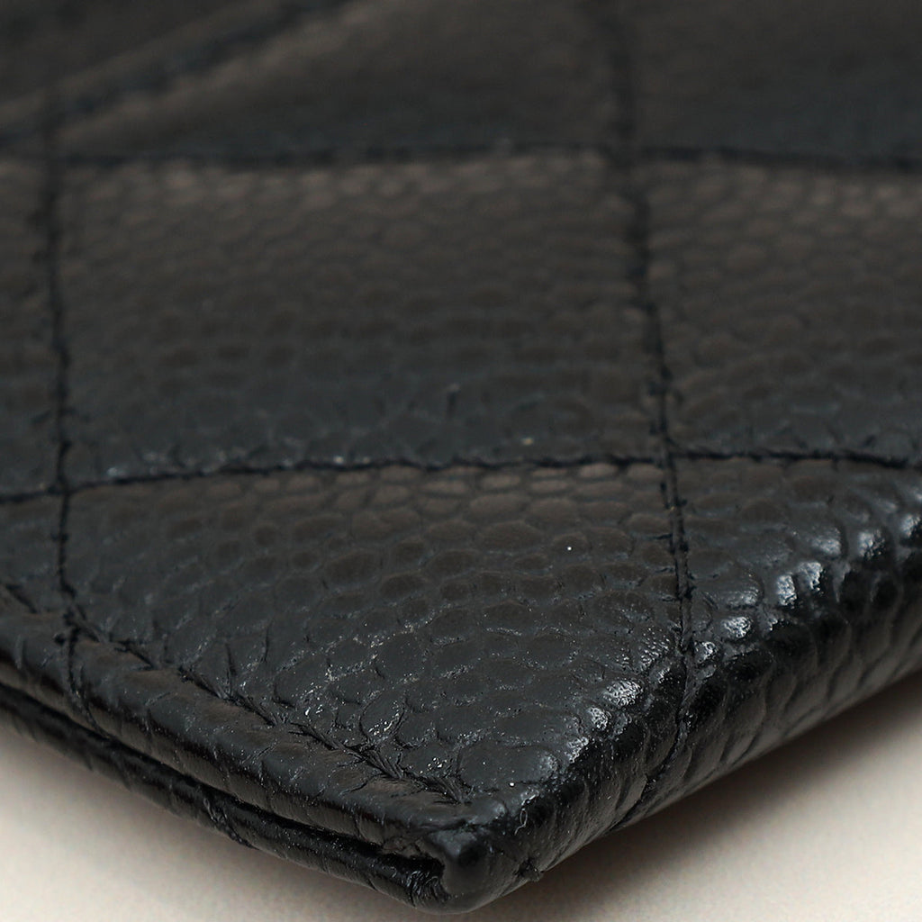 Chanel Black CC Classic Card Holder