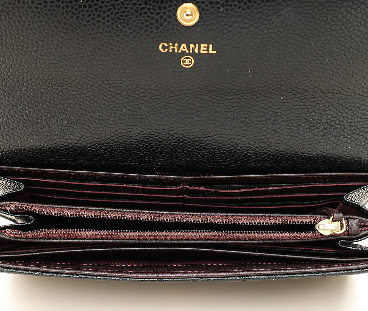 Chanel Black CC Classic Flap Long Wallet
