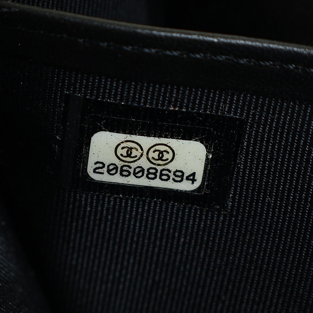Chanel Black CC Diamond Quilt Zip Around Wallet