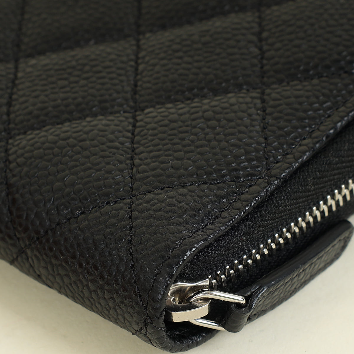 Chanel Black Classic Zipped Long Wallet