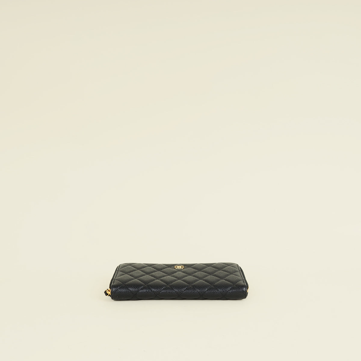 Chanel Black Classic Zipped Long Wallet
