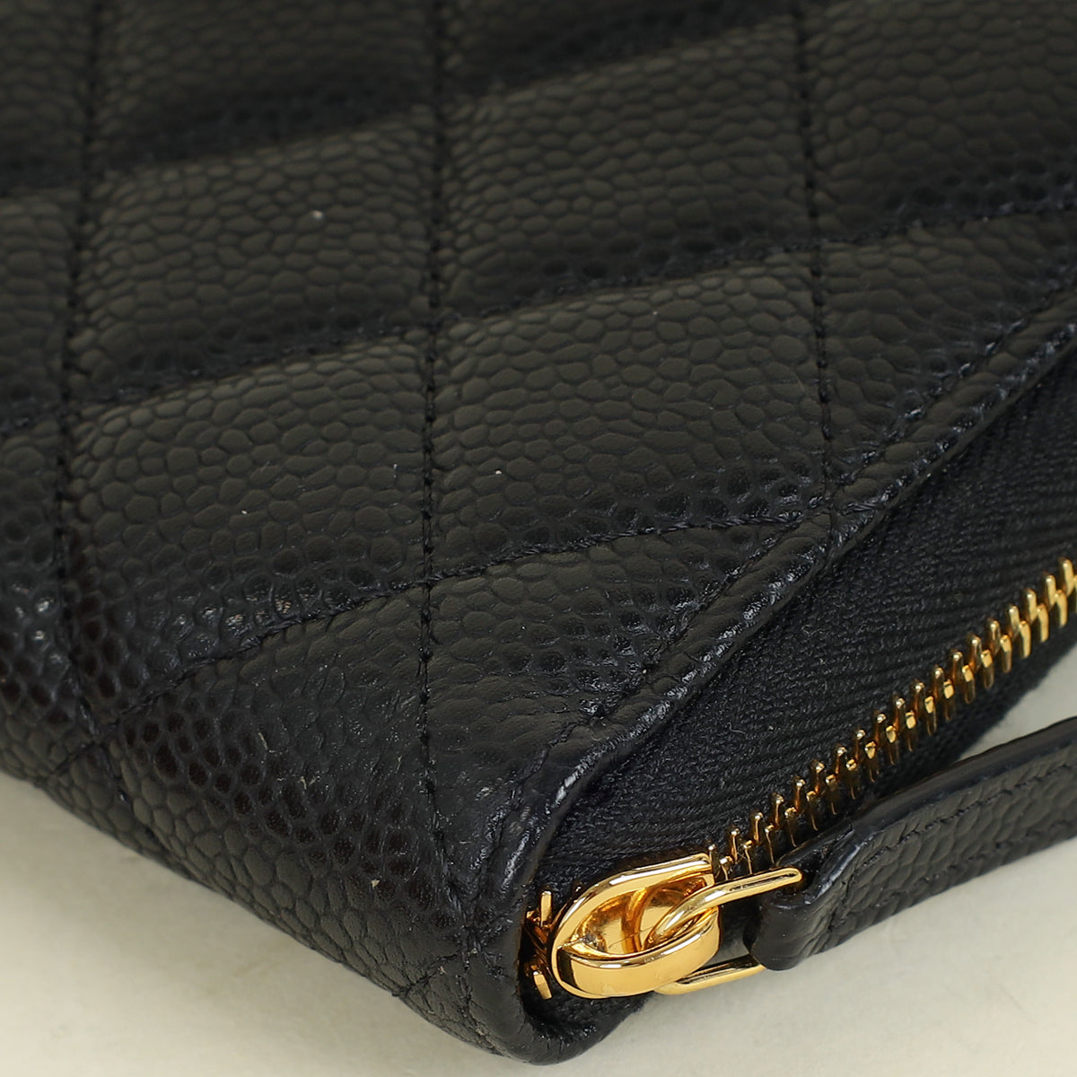 Chanel Black Classic Zipped Long Wallet