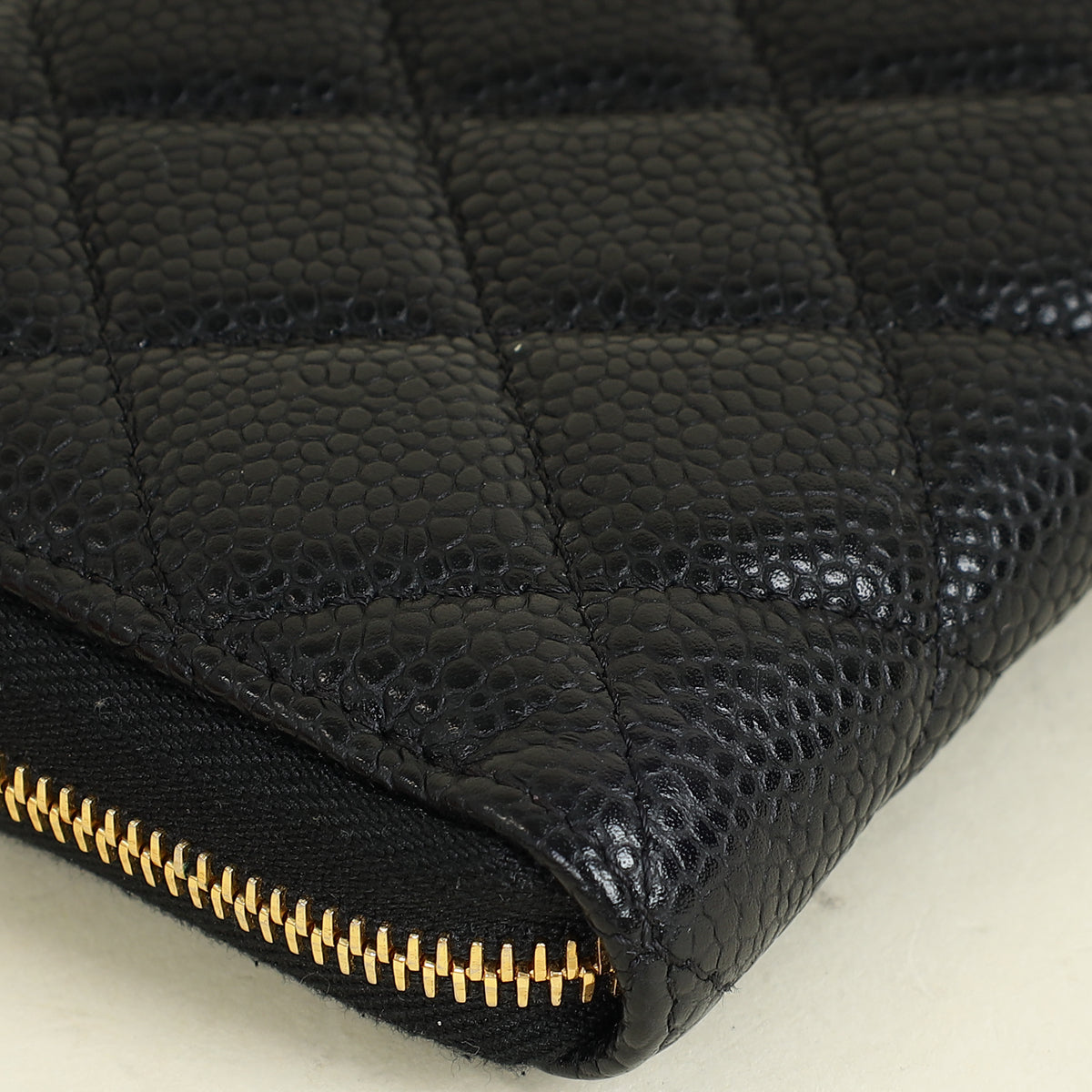 Chanel Black Classic Zipped Long Wallet