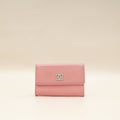 Chanel Pink CC Camellia Flower Small Flap Wallet