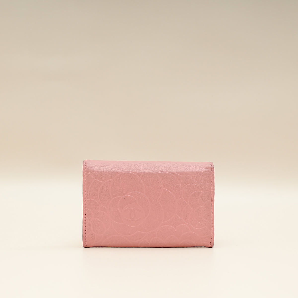 Chanel Pink CC Camellia Flower Small Flap Wallet