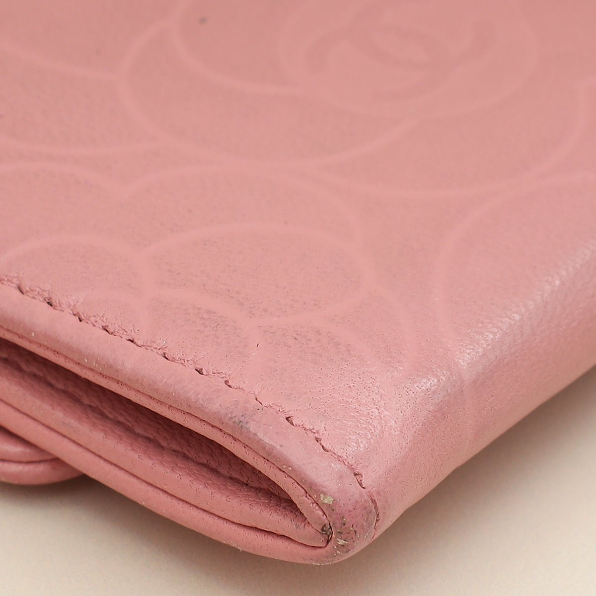 Chanel Pink CC Camellia Flower Small Flap Wallet
