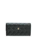 Chanel Black CC Classic Flap Wallet