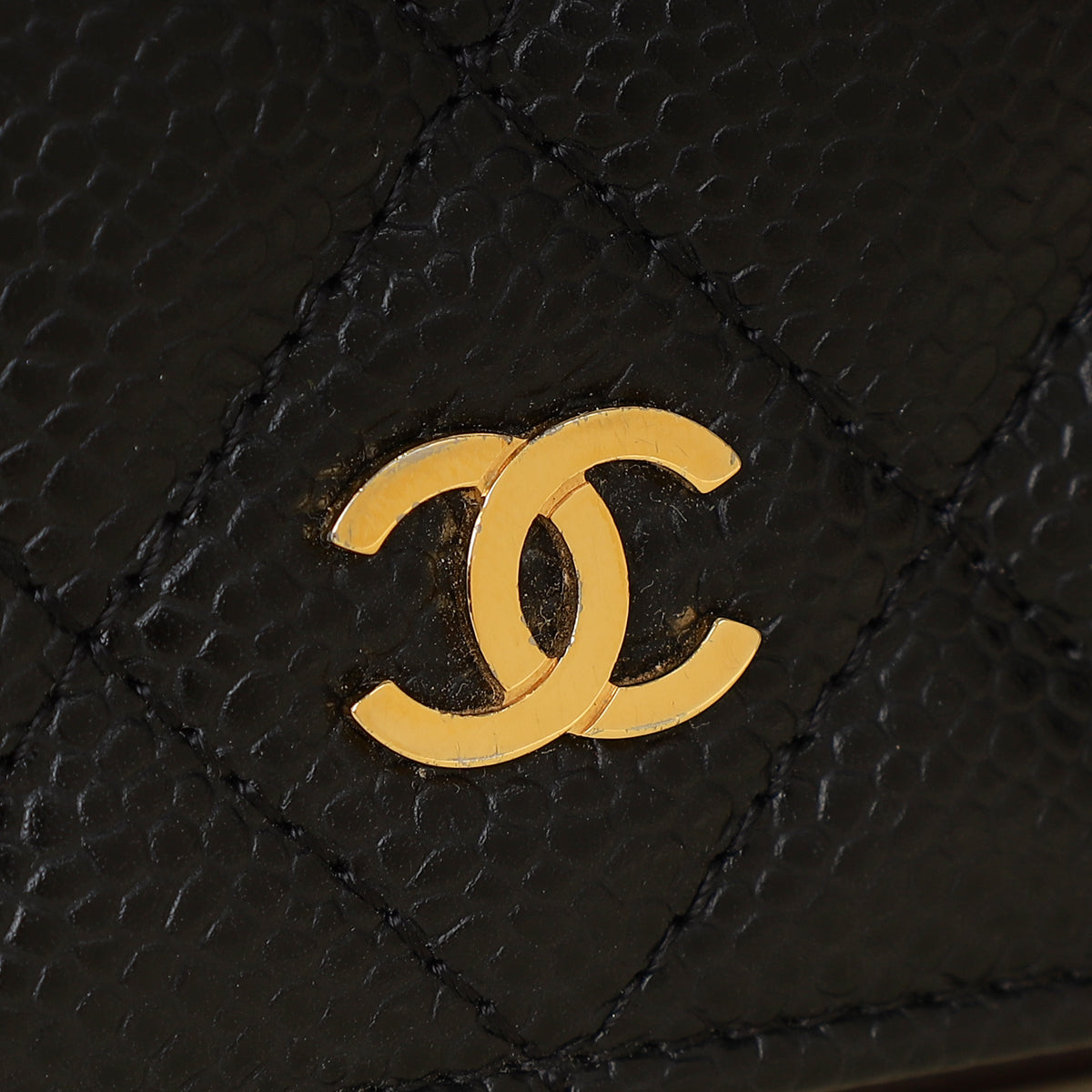 Chanel Black Classic CC Long Wallet