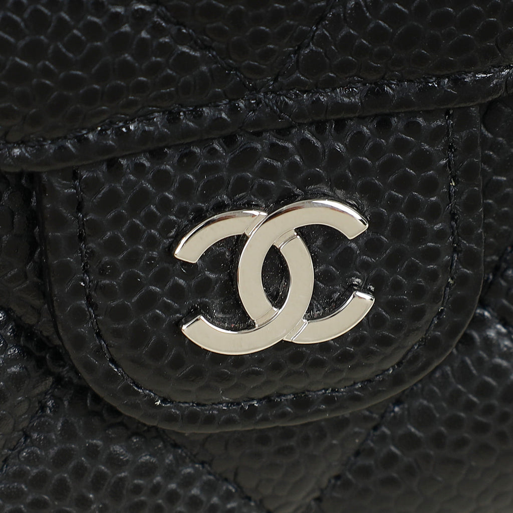 Chanel Black CC Classic Long Wallet