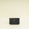 Chanel Black Classic Small Zipped Pouch