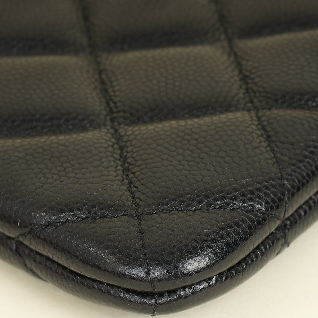 Chanel Black Classic Small Zipped Pouch