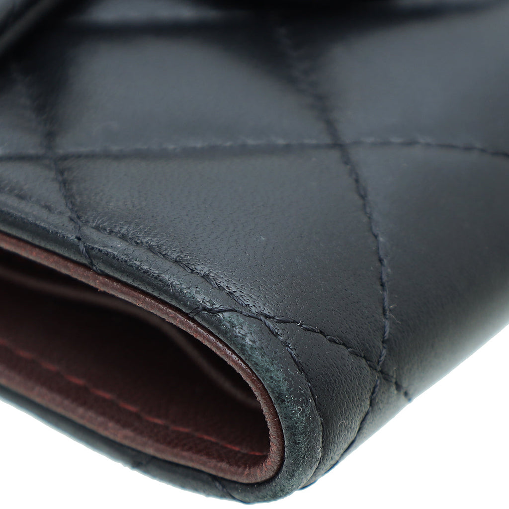 Chanel Black CC Classic Small Flap Wallet