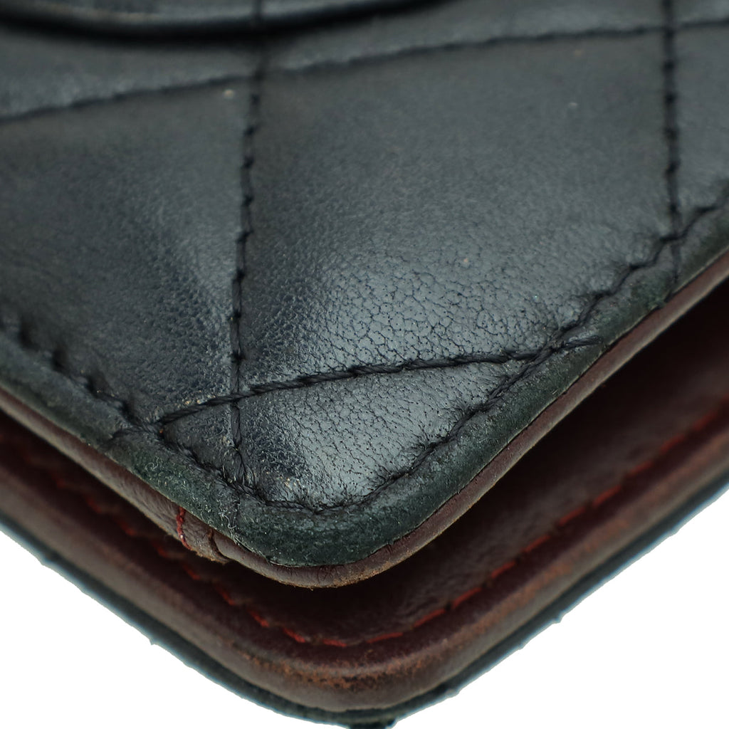Chanel Black CC Classic Yen Wallet