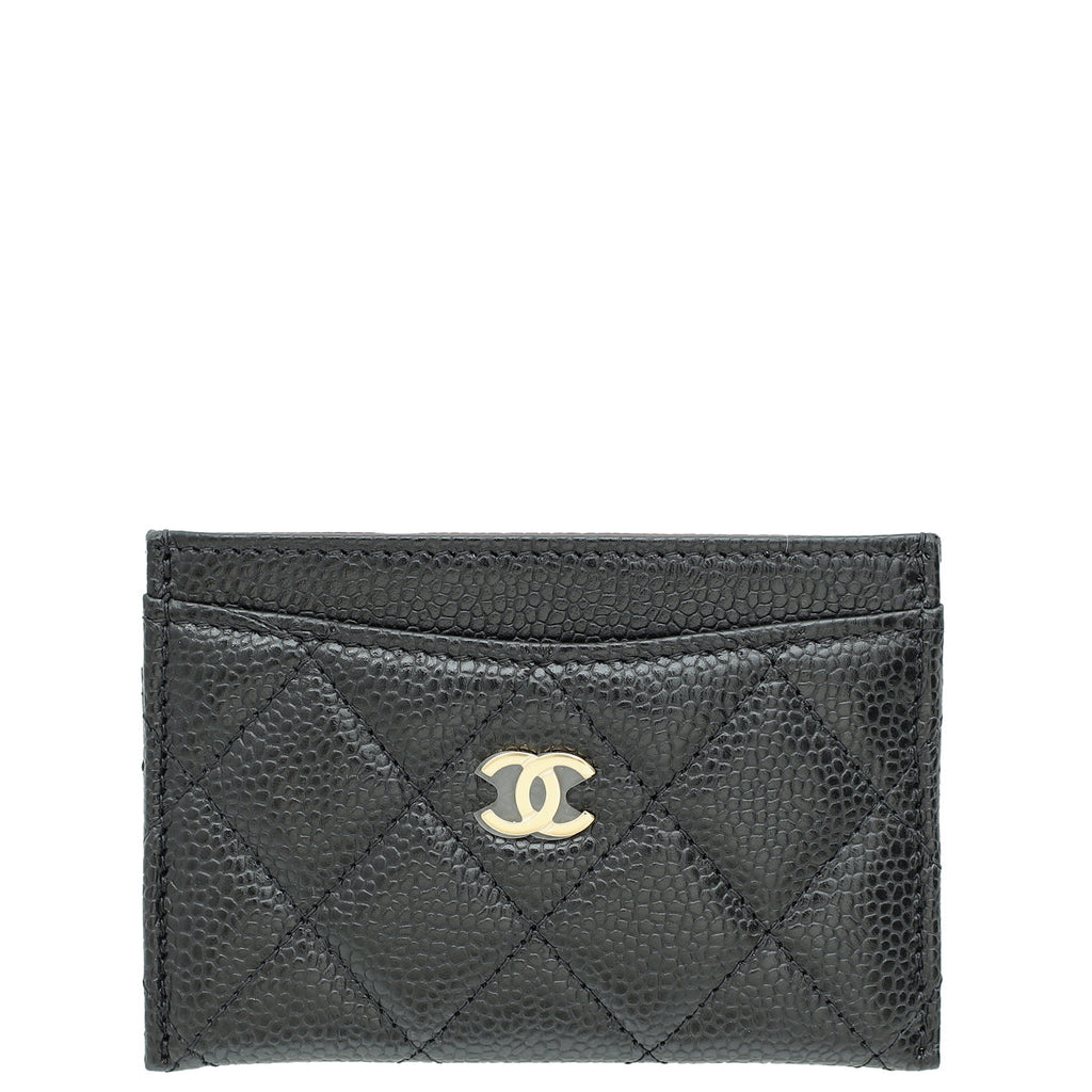 Chanel Black Classic Card Holder