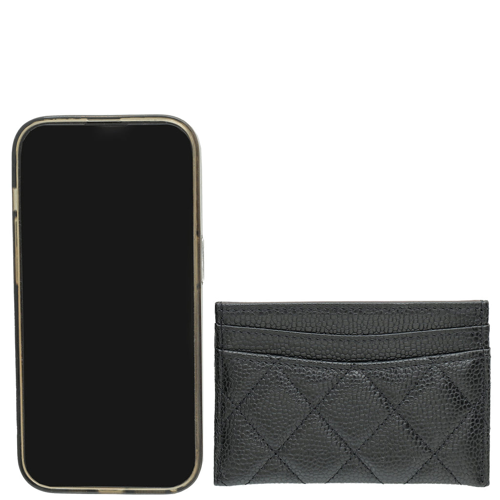 Chanel Black Classic Card Holder