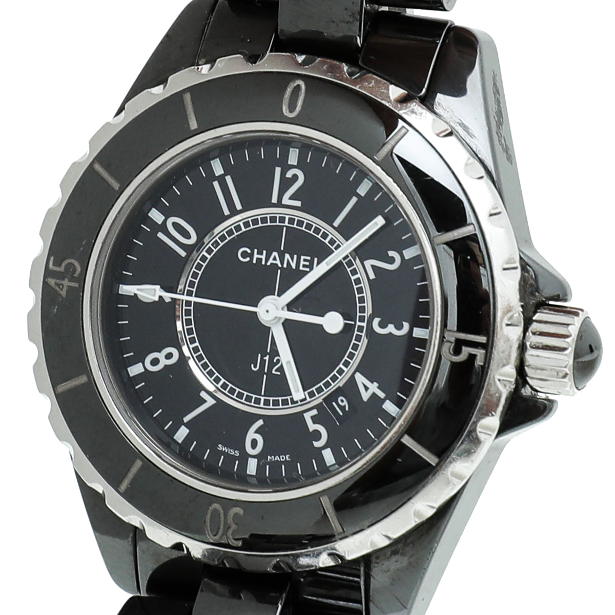 Chanel ST.ST Black Ceramic J12 34mm Quartz Watch