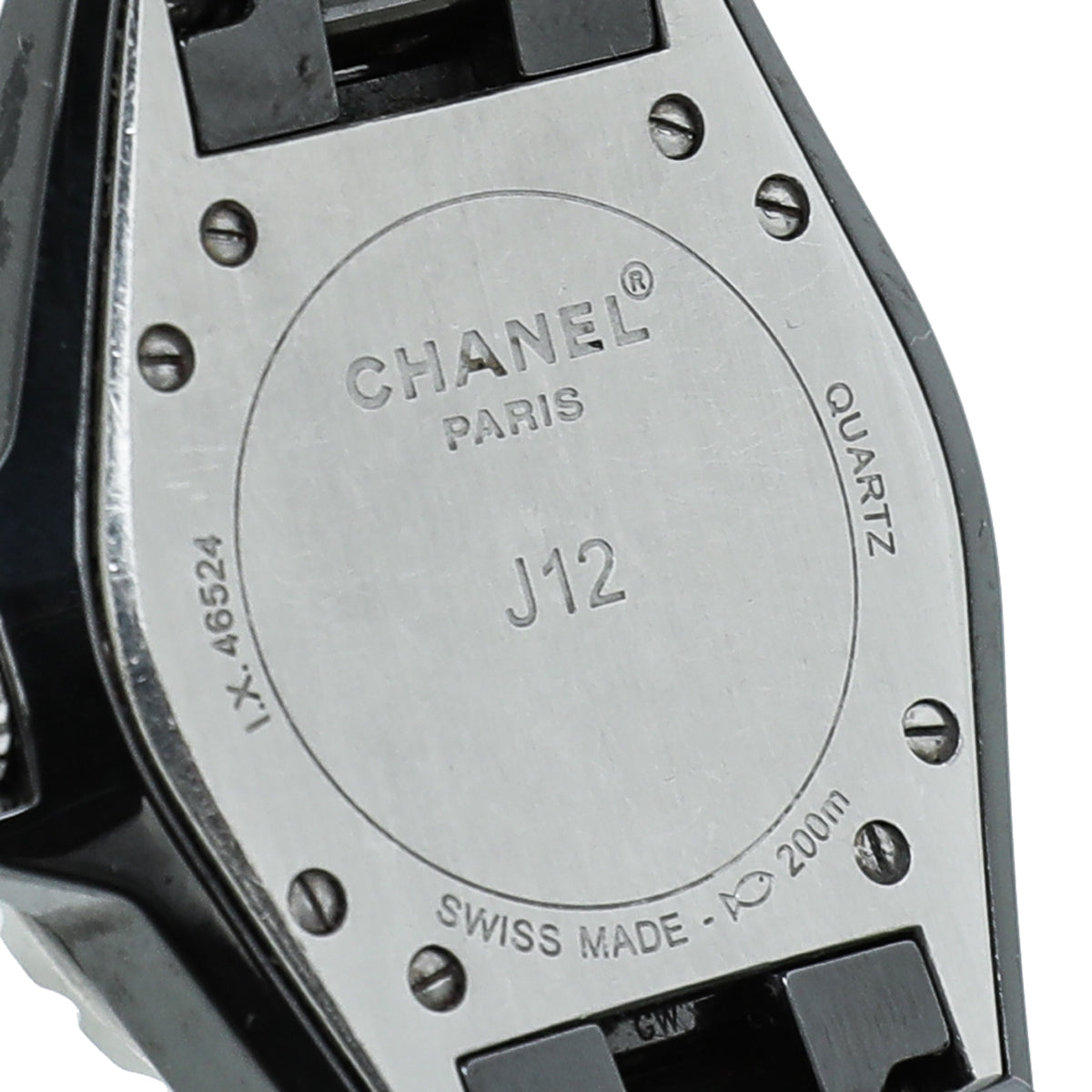 Chanel ST.ST Black Ceramic J12 34mm Quartz Watch