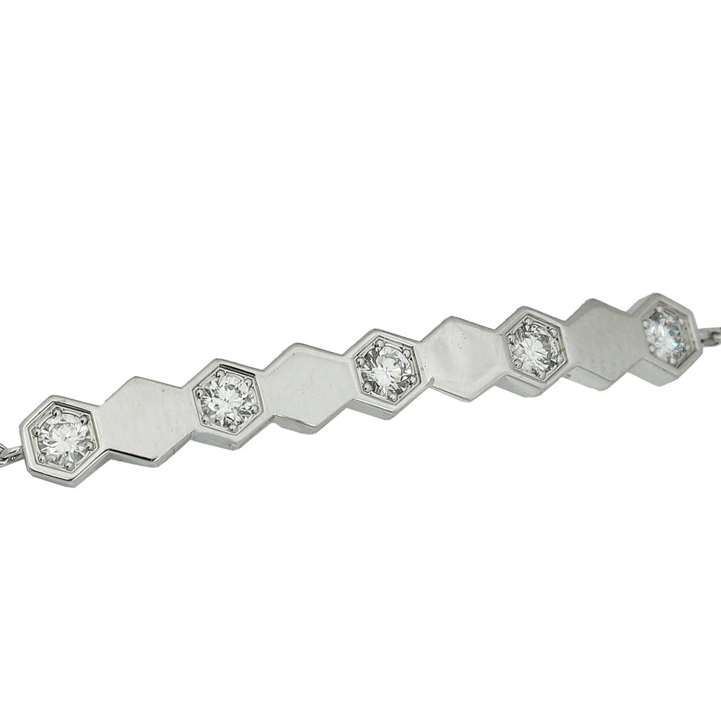 Chaumet 18K White Gold Bee De Chaumet Diamond Bracelet