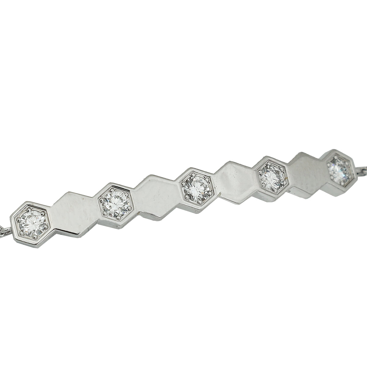 Chaumet 18K White Gold Bee De Chaumet Diamond Bracelet