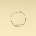 Chaumet 18K White Gold Jeux De Liens MOP Diamond Bracelet