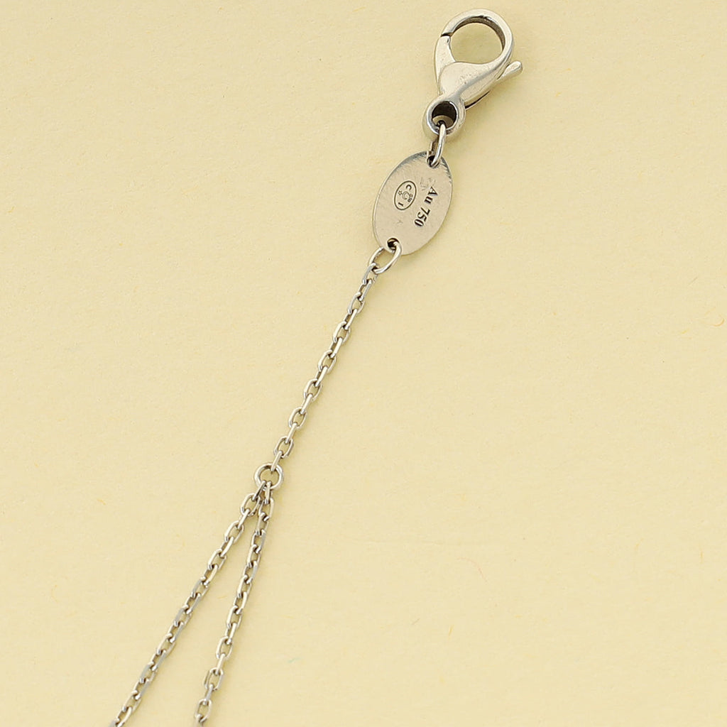 Chaumet 18K White Gold Jeux De Liens MOP Diamond Bracelet