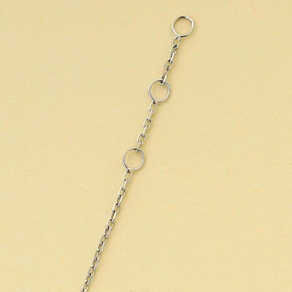 Chaumet 18K White Gold Jeux De Liens MOP Diamond Bracelet