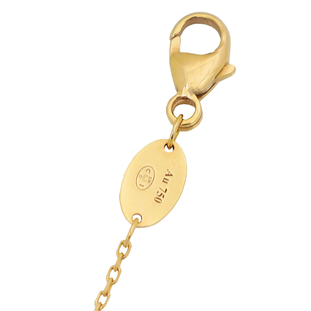Chaumet 18K Rose Gold MOP 1 Diamond Jeux De Liens Bracelet