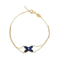 Chaumet 18K Pink Gold Lapis Lazuli Diamond Jeux De Liens Bracelet